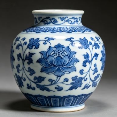 Vintage Blue and White Porcelain